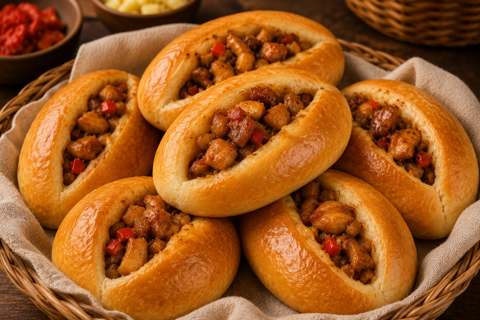 Chicken Asado Bread
